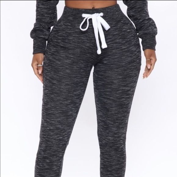 Fashion Nova Pants - Fashion Nova Black Jogger Sweatpants
